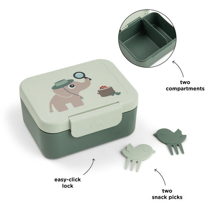 <tc>Done by Deer</tc> Matlåda med snackspett – Tiny Trails Green