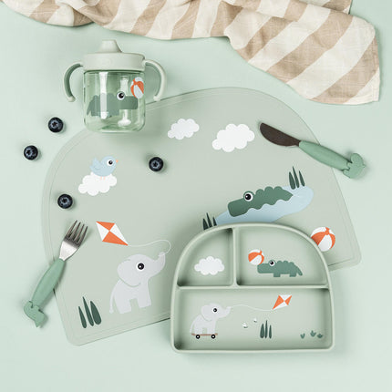 Done by Deer Mugg med pip och handtag, Playground Green