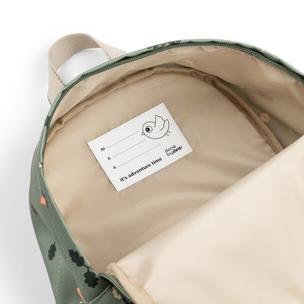 <tc>Done By Deer</tc> Ryggsäck Tiny Trails Green 7,5 liter