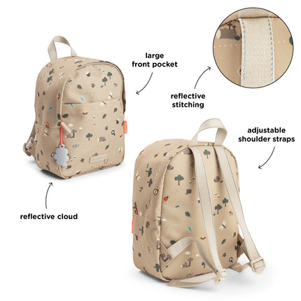 <tc>Done By Deer</tc> Ryggsäck Tiny Trails Sand 7,5 liter