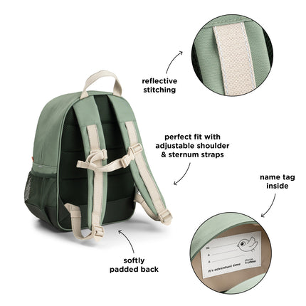 <tc>Done By Deer</tc> Ryggsäck Tiny Trails Green 13 l