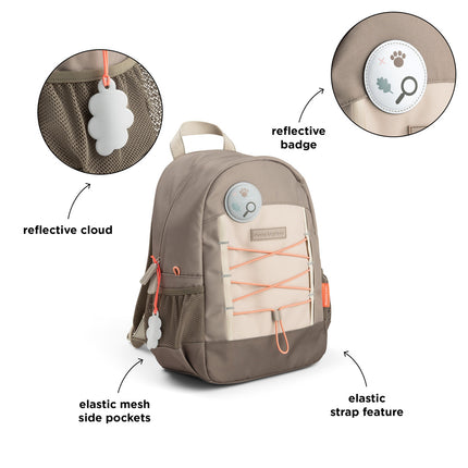 <tc>Done By Deer</tc> Ryggsäck Tiny Trails Sand 13 l