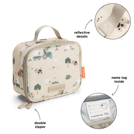 <tc>Done By Deer</tc> Tiny Thermos lunchväska Tiny Farm Sand 2,8 l