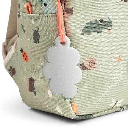<tc>Done By Deer</tc> Liten ryggsäck Tiny Trails Green 4L