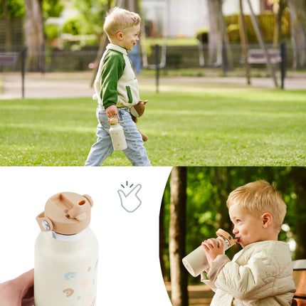 <tc>Babymoov</tc> Little Explorer Isolerad rostfri drickflaska, färg: elfenben