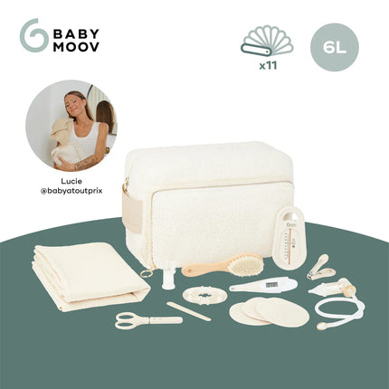 <tc>Babymoov</tc> x @babyatoutprix Baby-toalettväska Curl White