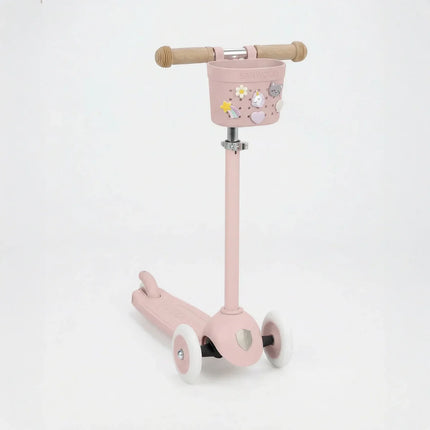 <tc>Banwood</tc> Barnsparkcykel- och cykelkorg Pin<tamp>Ride Faded Pink</tamp>