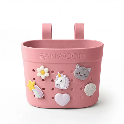 <tc>Banwood</tc> Barnsparkcykel- och cykelkorg Pin<tamp>Ride Raspberry</tamp>