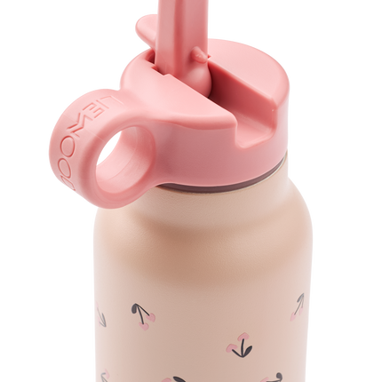 <tc>Liewood</tc> Vattenflaska Falk Mini Cherry heart/Rosey 350 ml