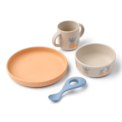 <tc>Liewood</tc> Barnservisset Vivi Pineapple/Sandy