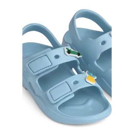 Liewood Sandalen Met Charms Beach Blue
