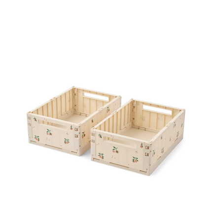 Liewood Förvaringslåda Weston Peach / Sea Shell Box M, 2 st