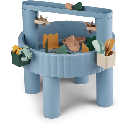 Liewood Speeltafel met Speelgoed Sepp Blue Multi Mix 17 delig