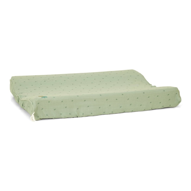 Little Dutch Aankleedkussenhoes Pure Sage koop je bij Babywinkel