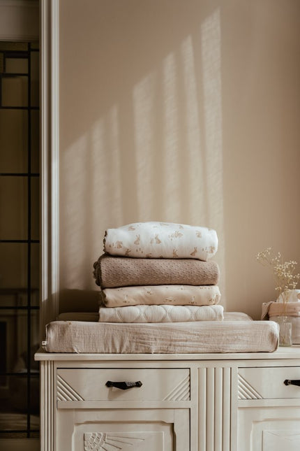 Little Dutch Aankleedkussenhoes Pure Soft Beige koop je bij Babywinkel