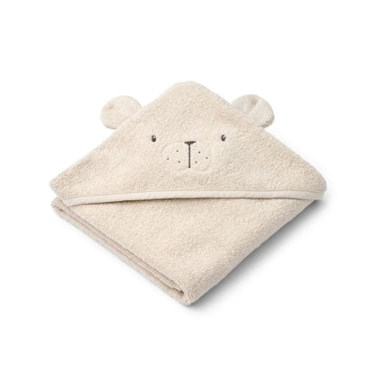 Liewood Badcape Baby Albert Polar Bear Sandy koop je bij Babywinkel