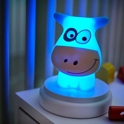 Alecto Nachtlampje Cow Blue koop je bij Babywinkel