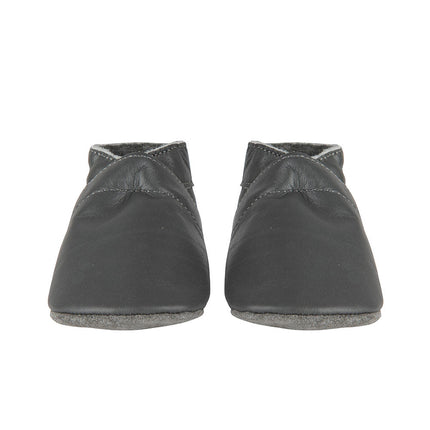 Baby Dutch Baby Schoentjes Effen Antraciet koop je bij Babywinkel