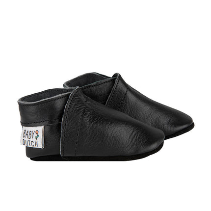 Baby Dutch Baby Schoentjes Effen Zwart koop je bij Babywinkel