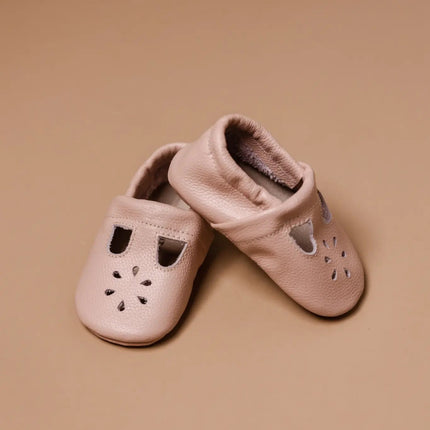 Baby Dutch Baby Schoentjes Juna Roze Suede koop je bij Babywinkel