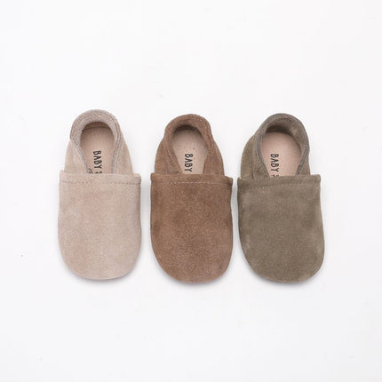 Baby Dutch Baby Schoentjes Lio Green Suede koop je bij Babywinkel