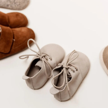 Baby Dutch Baby Schoentjes Nova Ecru Suede koop je bij Babywinkel