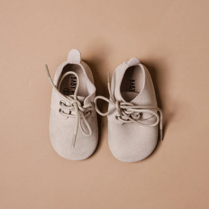 Baby Dutch Baby Schoentjes Nova Ecru Suede koop je bij Babywinkel