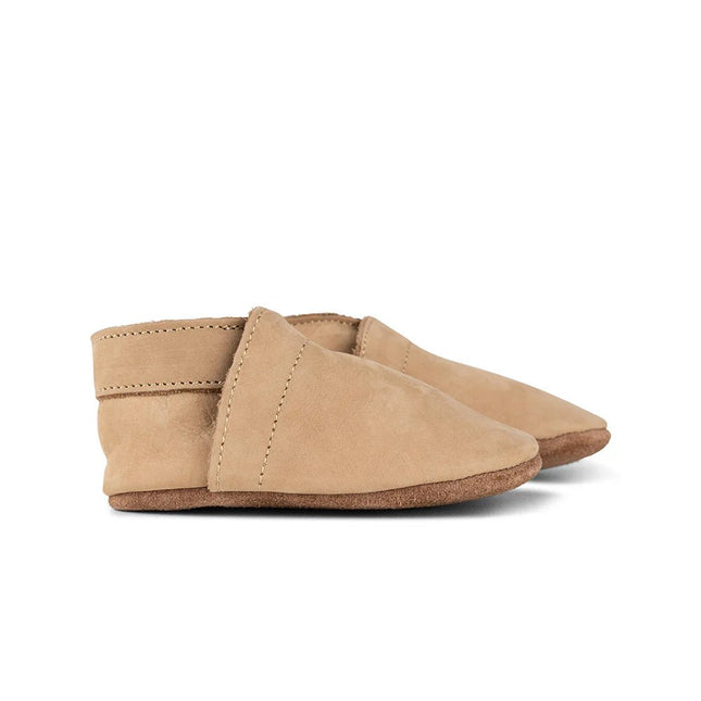 Baby Dutch Babyslofjes Uni Mocca Nubuck koop je bij Babywinkel