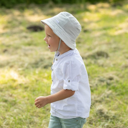 Baby Dutch Zonnehoedje Baby Grijs koop je bij Babywinkel