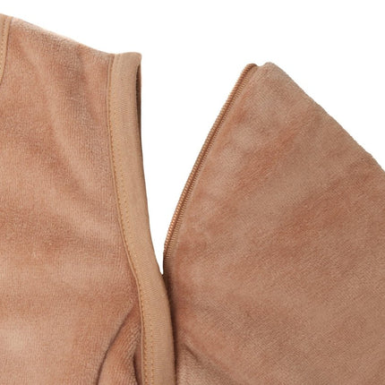 Jollein Slaapzak Baby Afritsbare Mouw 70Cm Velvet - Biscuit koop je bij Babywinkel