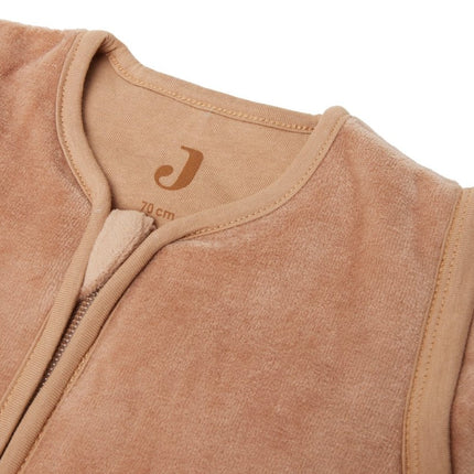 Jollein Slaapzak Baby Afritsbare Mouw 70Cm Velvet - Biscuit koop je bij Babywinkel