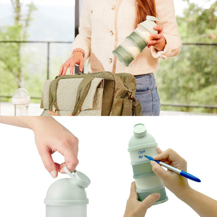 Babymoov Melkpoedertoren Green Sage koop je bij Babywinkel