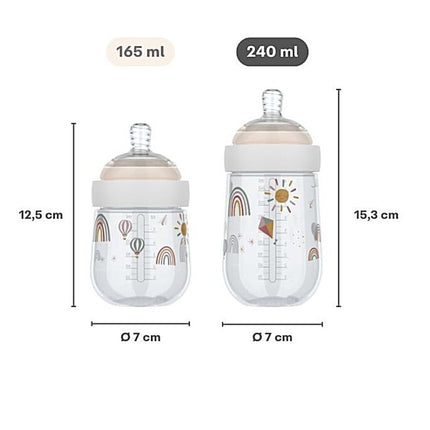 Mepal Babyfles Mio Sunshine & Rainbow 240Ml koop je bij Babywinkel