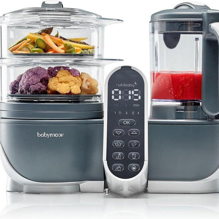 Babymoov Keukenmachine Nutribaby (+) Industrial Grey koop je bij Babywinkel