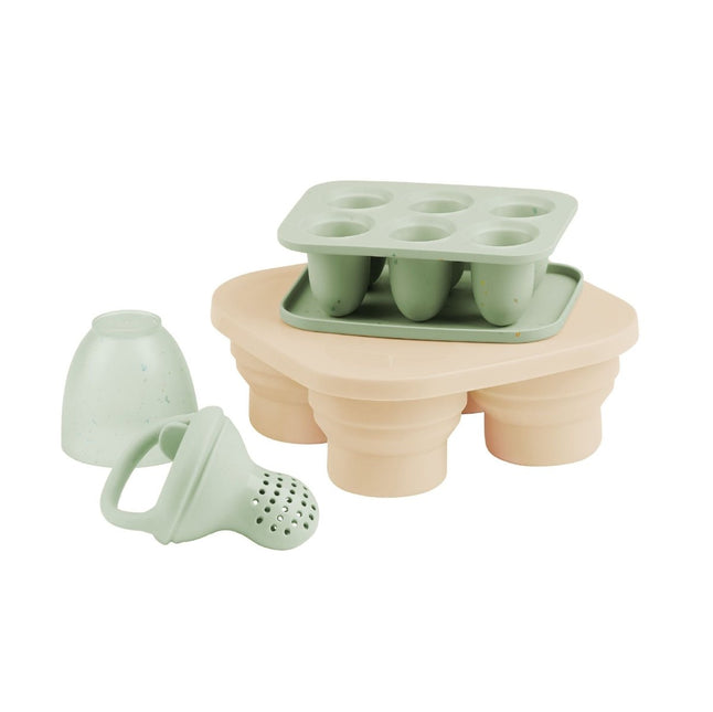 Babymoov Set Siliconen bakjes + Knabbelaar koop je bij Babywinkel