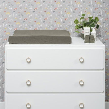 Baby's Only Aankleedkussenhoes Breeze Stonegreen 45x70cm koop je bij Babywinkel