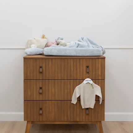 Baby's Only Aankleedkussenhoes Cozy Misty Blue 45X70cm koop je bij Babywinkel