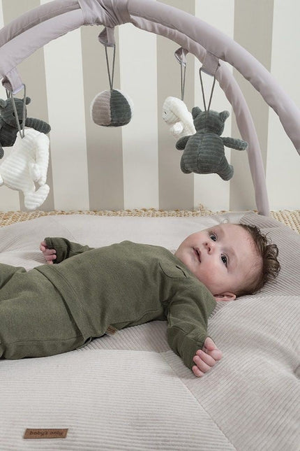 Baby's Only Baby Shirt Melange Khaki koop je bij Babywinkel