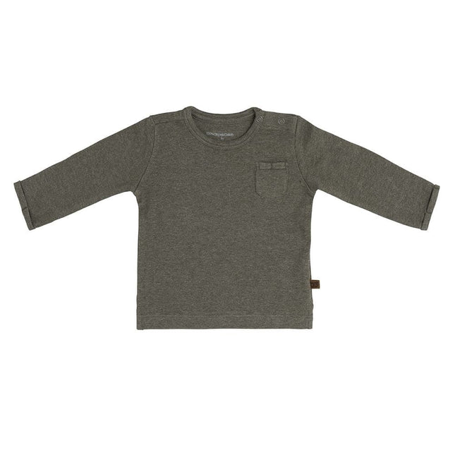Baby's Only Baby Shirt Melange Khaki koop je bij Babywinkel