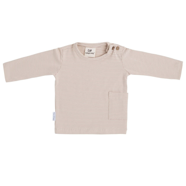 Baby's Only Baby Shirt Stripe Oud Roze koop je bij Babywinkel