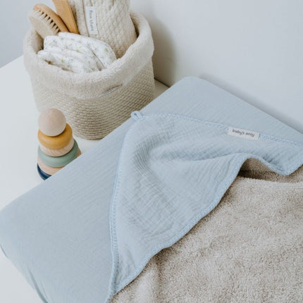 Baby's Only Badcape Baby Fresh Misty Blue koop je bij Babywinkel
