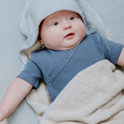 Baby's Only Badcape Baby Fresh Misty Blue koop je bij Babywinkel