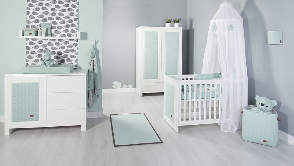 Baby's Only Bedomrander Cable Baby Blauw koop je bij Babywinkel