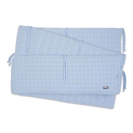 Baby's Only Bedomrander Cable Baby Blauw 330x20cm koop je bij Babywinkel