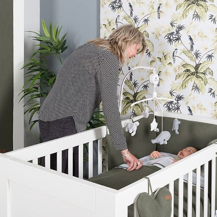 Baby's Only Bedomrander Classic Khaki 180x40cm koop je bij Babywinkel
