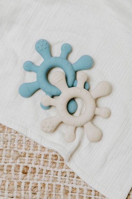 Baby's Only Bijtring Blossom Vintage Blue koop je bij Babywinkel