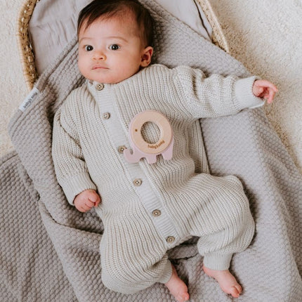 Baby's Only Bijtring Olifant Oud Roze koop je bij Babywinkel