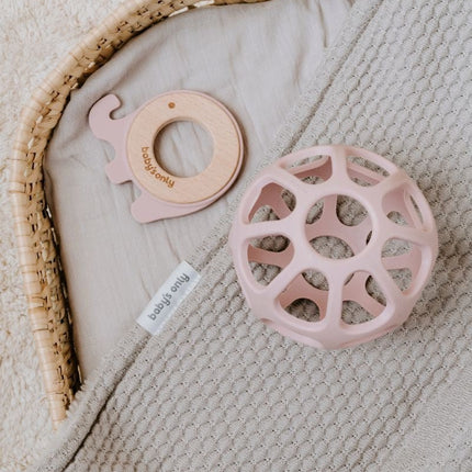 Baby's Only Bijtring Olifant Oud Roze koop je bij Babywinkel