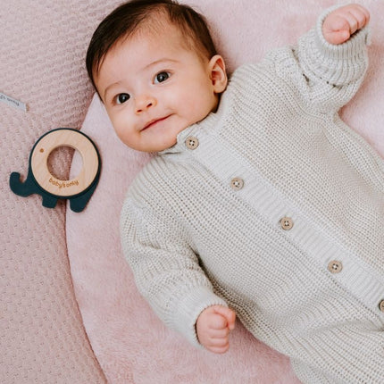 Baby's Only Bijtring Olifant Vintage Blue koop je bij Babywinkel