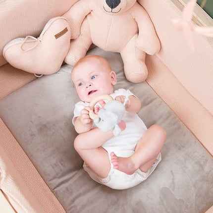 Baby's Only Boxkleed Classic Roze 80x100cm koop je bij Babywinkel